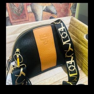 Authentic MCM Beauty Pouch – DIY Converted to Crossbody